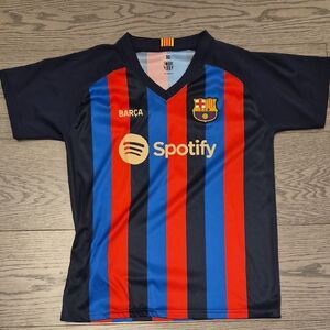 2022-2023 FC Barcelona Kids' Soccer Jersey - 9 Lewandowski  Size 10